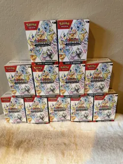 Pokemon TCG Prismatic Evolutions Booster Bundle Lot of 11 New Factory Sealed - Image 1