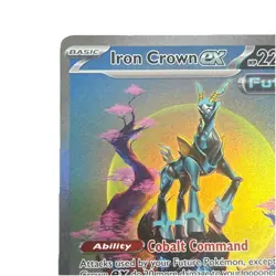Iron Crown ex 206/162 SV05: Temporal Forces Holo SIR M/NM Pokemon - Image 3