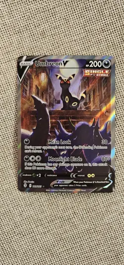 Umbreon v Alt Art 189/203 Pokemon SWSH Evolving Skies NM - Image 1