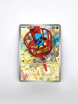 Pokemon Riolu 010 Black Star Promo Me: Mega Evolution Promo Full Art Holo NM/M - Image 1
