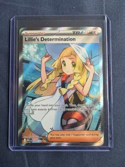 Pokemon Lillie's Determination Mega Evolution 169/132 Ultra Rare Holo NM - Image 1