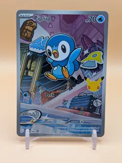 Piplup MEP 042 - First Partner Illustration Rare Promo 30th Anniversary Pokemon - Image 1