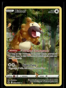 2023 Sword & Shield Series - Crown Zenith - Galarian Gallery Bidoof Common #GG29 - Image 1