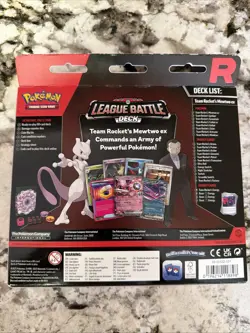 Team Rocket’s Mewtwo EX League Battle Deck Pokemon TCG Factory Sealed - Image 3