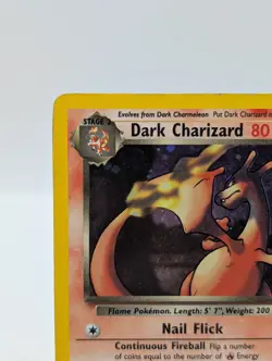 2000 Pokemon Dark Charizard HOLO 4/82 Team Rocket HP - Image 3