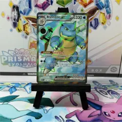 Pokemon TCG Blastoise ex Ultra Rare Full Art Scarlet & Violet 151 - Image 1