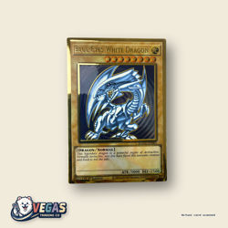 Yu-Gi-Oh! 1st Edition Blue-Eyes White Dragon Premium Gold Rare -MAGO-EN001 - NM - Image 1