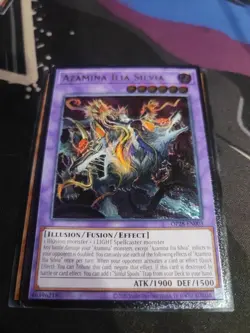 Azamina Illia Silvia OP28-EN003 Ultimate Rare Light Play Yugioh TCG - Image 1