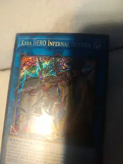 Yugioh Xtra Hero Infernal Devicer Secret Rare BLC1-EN009 NM - Image 3