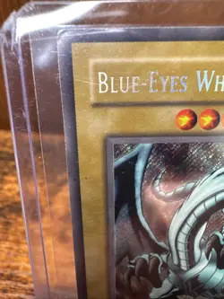 Yu-Gi-Oh TCG Blue-Eyes White Dragon BPT-003 Secret Rare Limited Edition Creased - Image 3