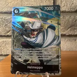 Namco Helmeppo Alternate Art Foil Super Rare OP11-092 Fist of Divine Speed 7000 - Image 1