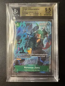 Roronoa Zoro - PRB02-006 (Alternate Art) PRB02-006 Premium Booster BGS 9.5 - Image 1