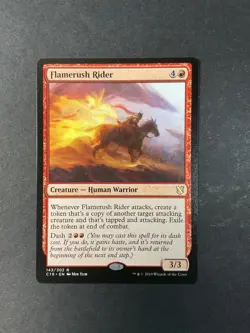 Flamerush Rider - Commander 2019 - Magic the Gathering - MTG - Image 1