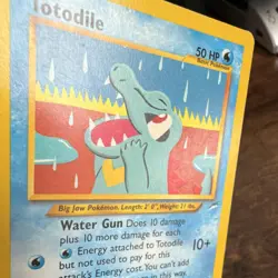 Totodile Pokemon Card 50 HP 85/105 Neo Destiny Regular Common English 2000 - Image 4