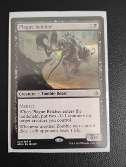 Near Mint MTG Plague Belcher Rare Amonkhet Black #104 3x Available - Image 1