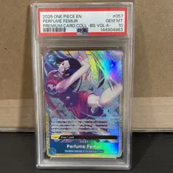 2025 ONE PIECE PREM CARD COLL BEST SELECTION VOL.4 #057 PERFUME FEMUR PSA 10 - Image 1