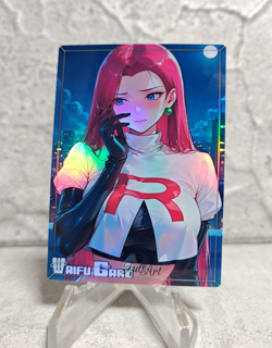 Jessie Trading Card Waifu Goddess Story Anime Girl holo Karte Manga Full Art - Image 1