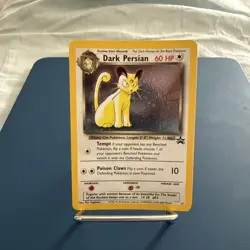 Dark Persian Pokemon Card WOTC Black Star Promo #17 Holo 2000 NM - Image 1