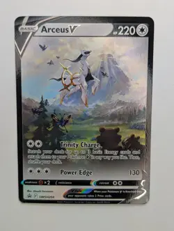Arceus V - SWSH204 - Pokemon Sword & Shield Promo Ultra Rare Card NM - Image 1