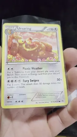 Ursaring RC16/RC25 Legendary Treasures Radiant Collection Pokemon Card VLP - Image 2