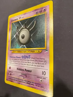 Unown [W] 29/105 Neo Destiny Pokemon TCG Card RARE - Image 3