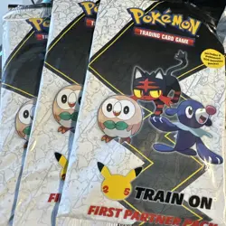 Pokemon First Partner PACK 3 Jumbo Alola Cards +2 Booster 25th SEALED x3 820650809620 - Image 3