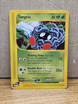 Tangela 112/147 Aquapolis Non-Holo Pokemon Card TCG - Image 1
