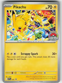 Pikachu - (World Championship 2025) Promo SV: Scarlet & Violet Promo Cards 225 - Image 1