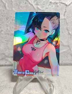 Marnie Trading Card Waifu Goddess Story Anime Girl holo Karte Manga Full Art - Image 1