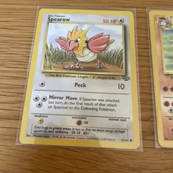 Jungle Bundle x8 Pokemon Collectible Cards Near Mint In Sleeves 1999 - Image 3