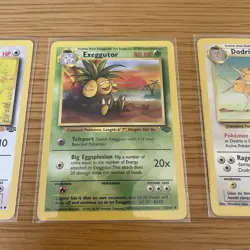 Jungle Bundle x8 Pokemon Collectible Cards Near Mint In Sleeves 1999 - Image 5