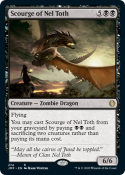 Scourge of Nel Toth Jumpstart NM Black Rare MAGIC THE GATHERING CARD ABUGames - Image 1