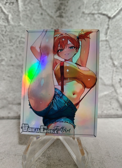Misty Trading Card Waifu Goddess Story Anime Girl holo Karte Manga Full Art - Image 1
