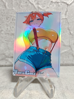 Misty Trading Card Waifu Goddess Story Anime Girl holo Karte Manga Full Art - Image 1
