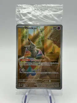 Mimikyu SVP 075 Sealed Promo Pokemon Card Paldean Fates Black Star Promo (A2) - Image 1