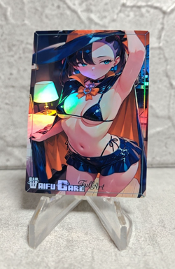 Marnie Trading Card Waifu Goddess Story Anime Girl holo Karte Manga Full Art - Image 1