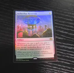 MTG FOIL Aetherflux Reservoir Kaladesh Light Played - Image 1