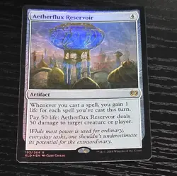 MTG FOIL Aetherflux Reservoir Kaladesh Light Played - Image 5