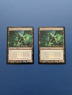 MTG Abhorrent Overlord X2: Theros Prerelease #75 – EX-MT - Image 1