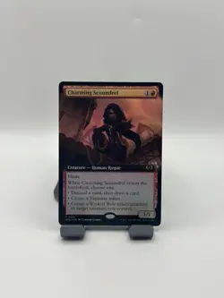 MTG, Charming Scoundrel FOIL $3 ORDER MIN (Extended Art) Wilds of Eldraine Foil - Image 1