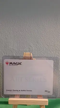 MTG Art Series Strategic Planning 68/81 Gold Stamped Strixhaven: School Of Mages - Image 4