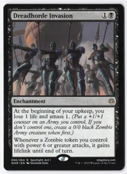 Dreadhorde Invasion Normal R War of the Spark 86 NM - Image 1