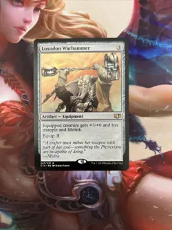 MTG Loxodon Warhammer Commander 2014 247/337 Regular Rare LP - Image 1