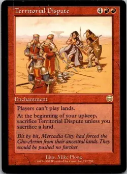 Territorial Dispute Mercadian Masques MTG MP - Image 1