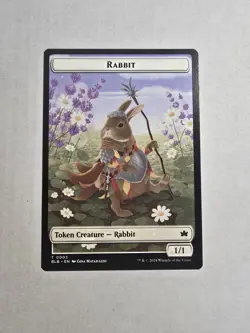 Rabbit Token Bloomburrow Regular - Image 1