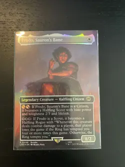 Frodo, Sauron’s Bane LOTR MTG - Image 1