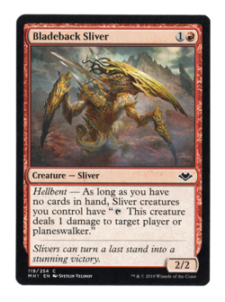 MTG-Bladeback Sliver-Modern Horizons-119-LP-NonFoil - Image 1