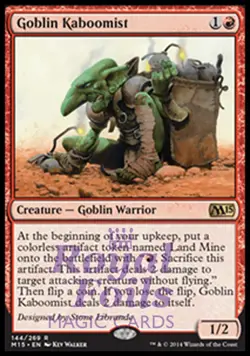 Goblin Kaboomist 1x FOIL MTG M15 Core Set Rare MINT red - Image 1