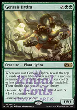 Genesis Hydra 1x FOIL MTG M15 Core Set Rare MINT green - Image 1