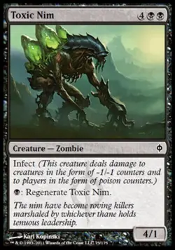 Toxic Nim - Light Play MTG New Phyrexia - Image 1
